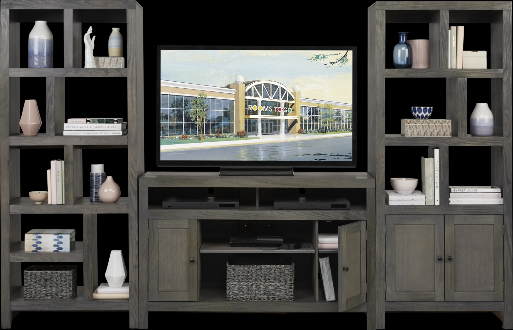Ryder II Gray 3 Pc Wall Unit - Thumbnail - Image 2
