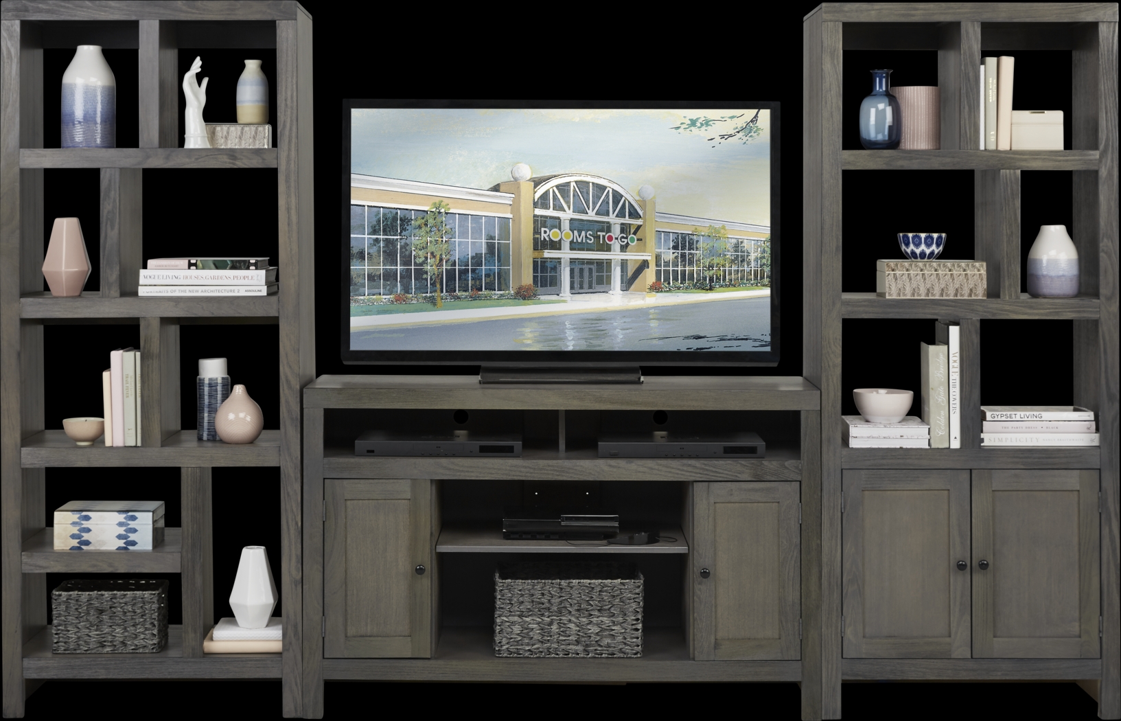 Ryder II Gray 3 Pc Wall Unit - Thumbnail - Image 1