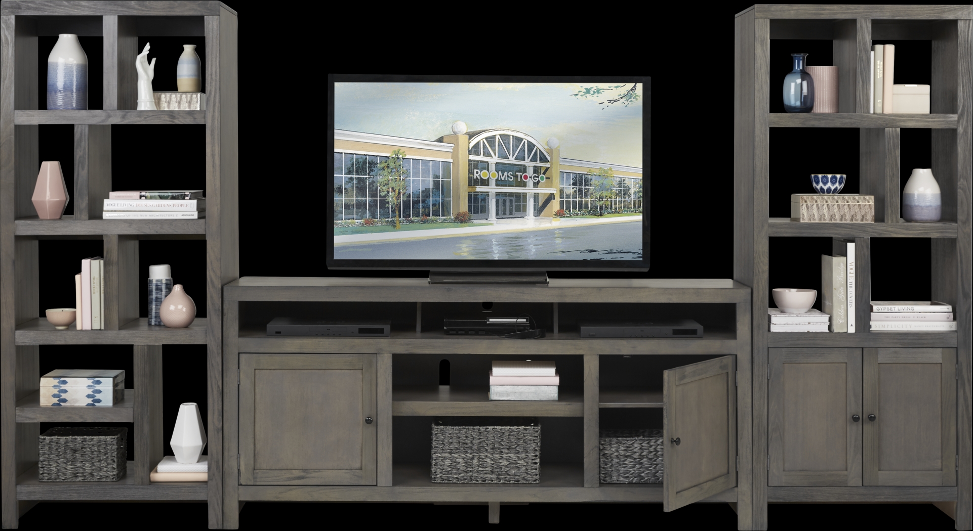 Ryder II Gray 3 Pc Wall Unit - Thumbnail - Image 2