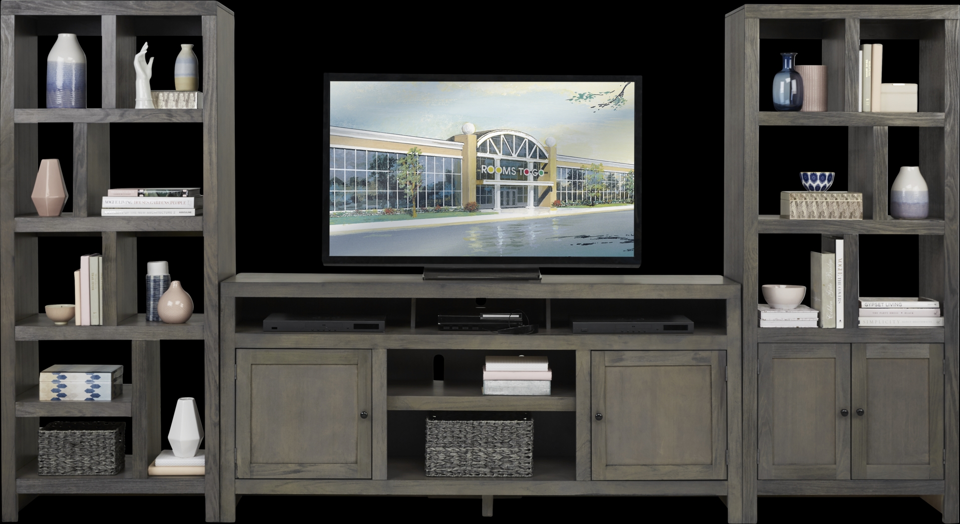 Ryder II Gray 3 Pc Wall Unit - Thumbnail - Image 1