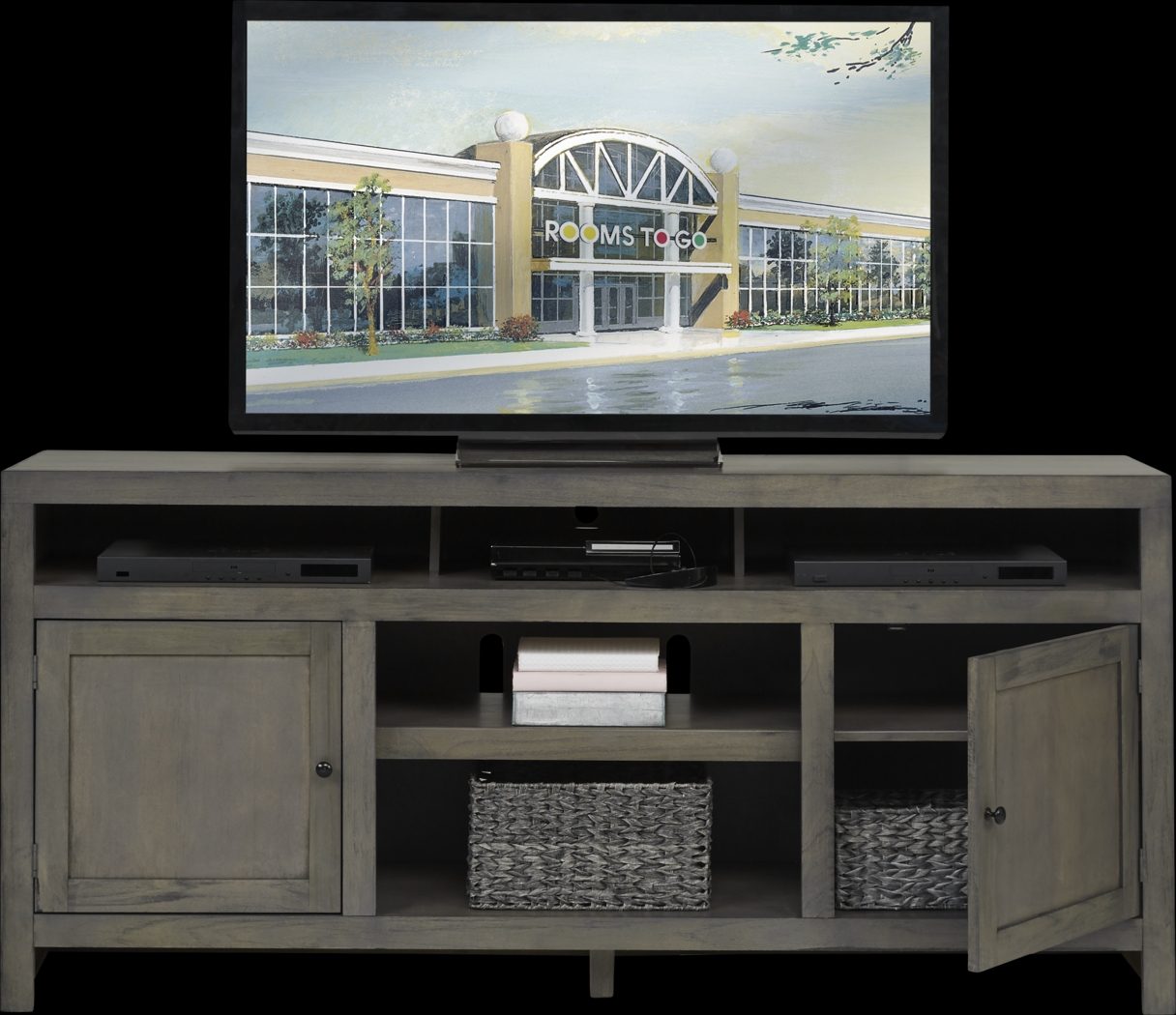 Ryder II Gray 72 in. Console - Thumbnail - Image 2