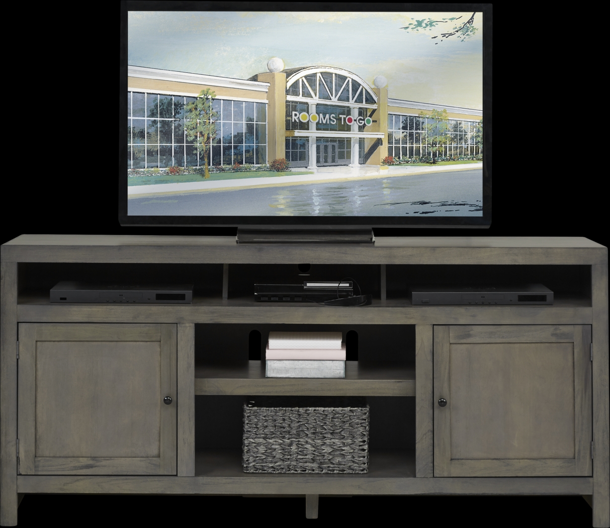 Ryder II Gray 72 in. Console - Thumbnail - Image 1