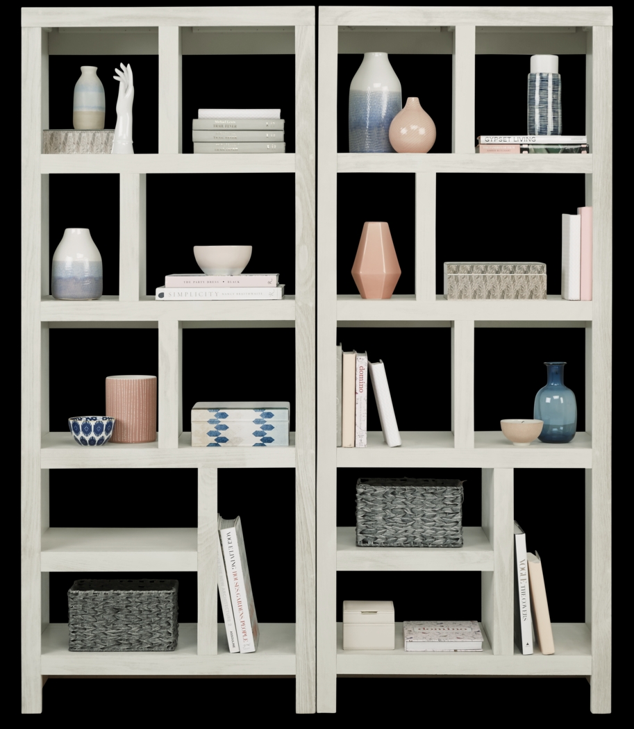 Ryder II White 2 Pc Room Divider - Thumbnail - Image 1