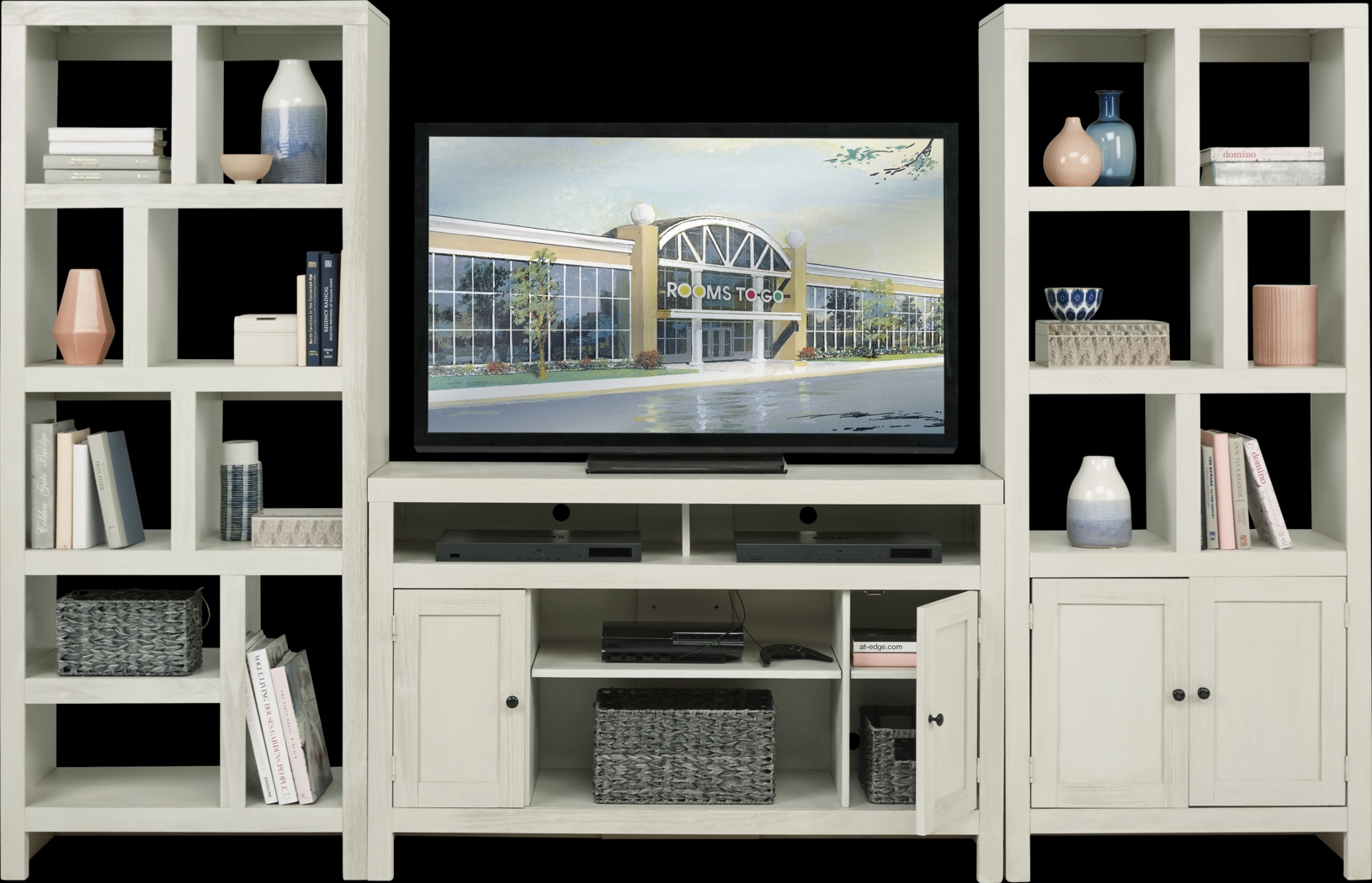 Ryder II White 3 Pc Wall Unit - Thumbnail - Image 2