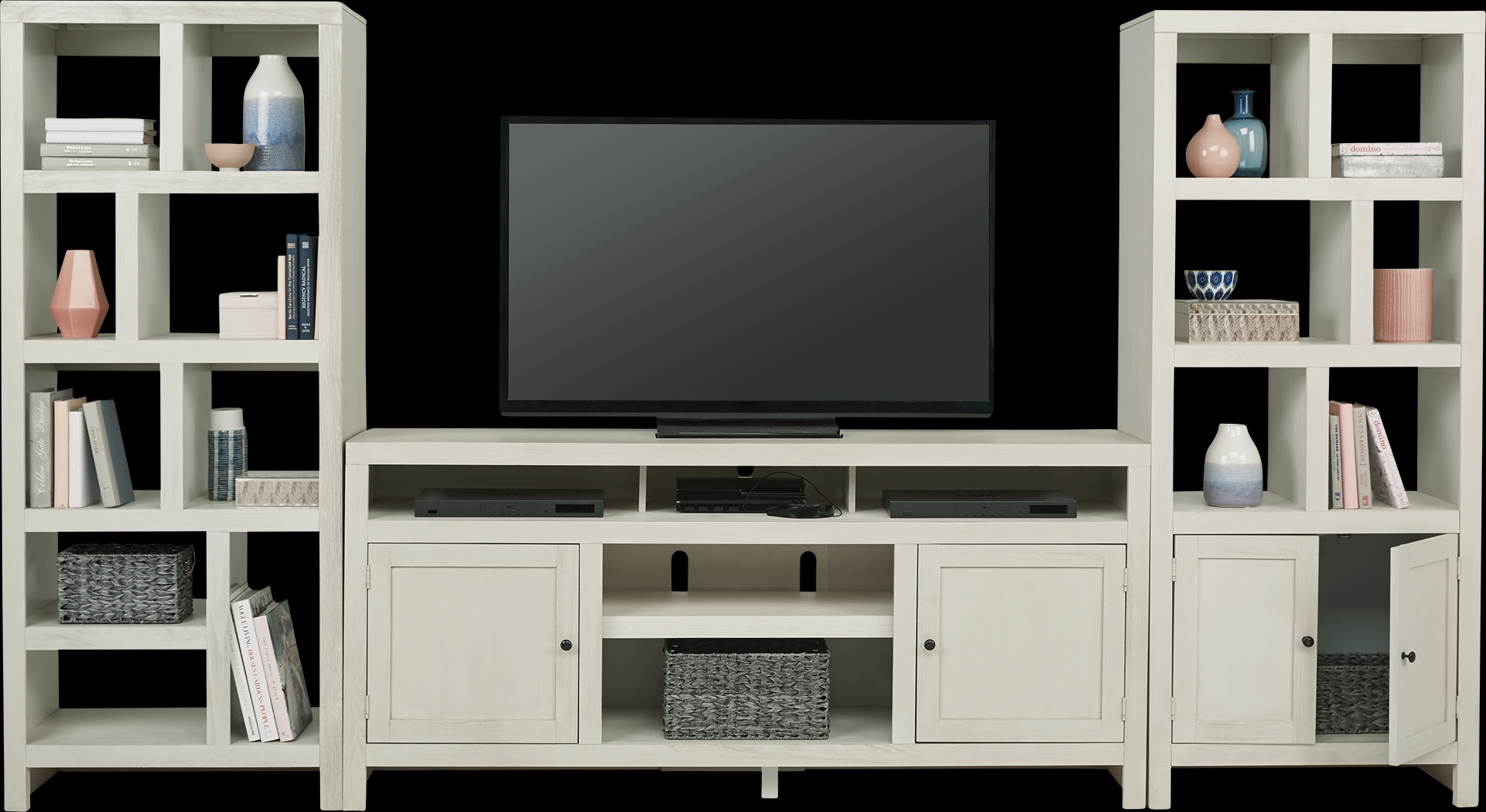 Ryder II White 3 Pc Wall Unit - Thumbnail - Image 3