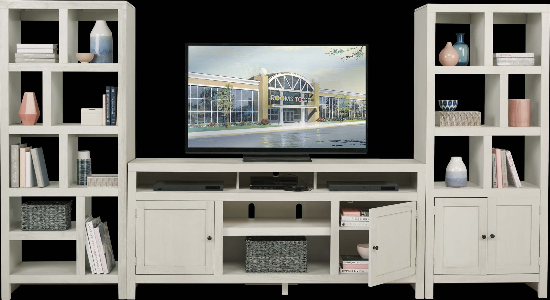 Ryder II White 3 Pc Wall Unit - Thumbnail - Image 2