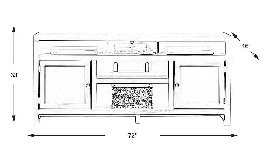 Dimension Image. Please refer to the Dimension Tab on this page for dimension details.