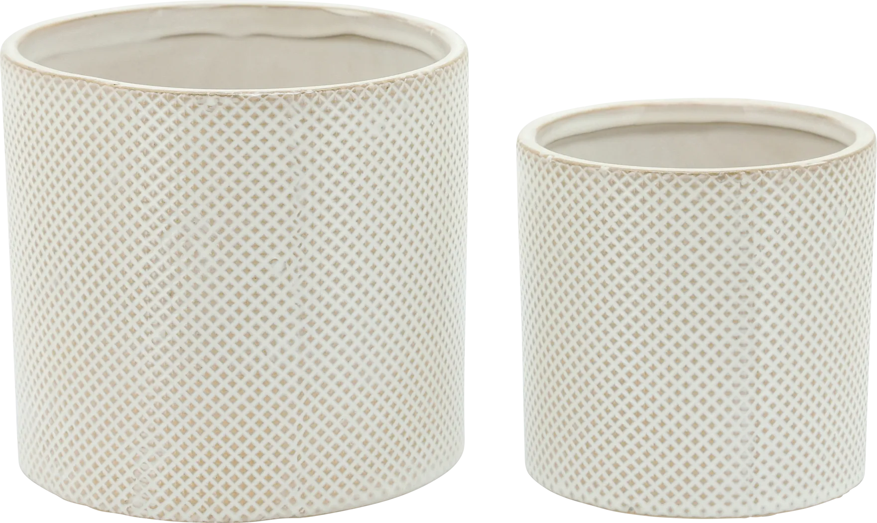 Ryecroft White Planter, Set of 2 - Thumbnail - Image 1