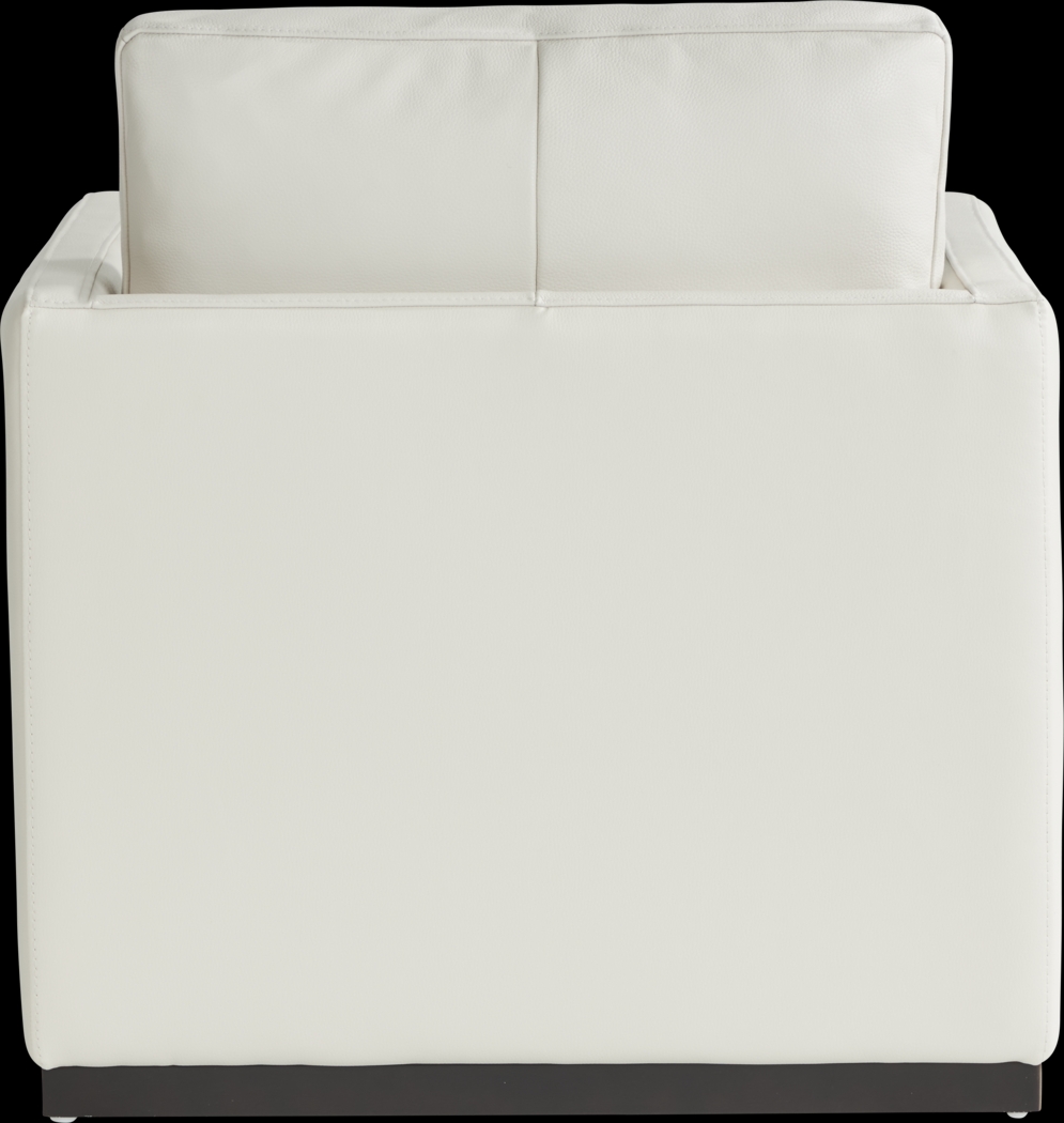 Ryker White Swivel Chair - Thumbnail - Image 3