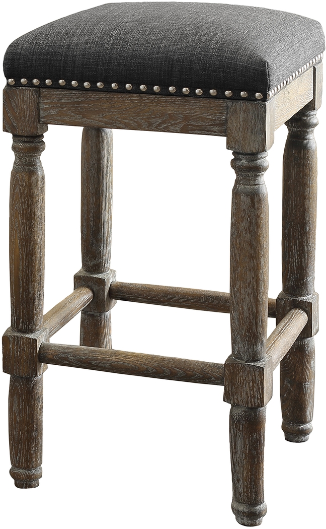 Rylandier Gray Counter Height Stool, Set of 2 - Thumbnail - Image 2