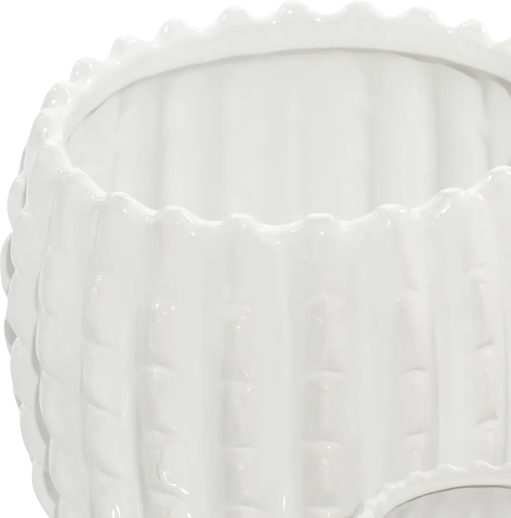 Ryliane White Planter, Set of 4 - Thumbnail - Image 4