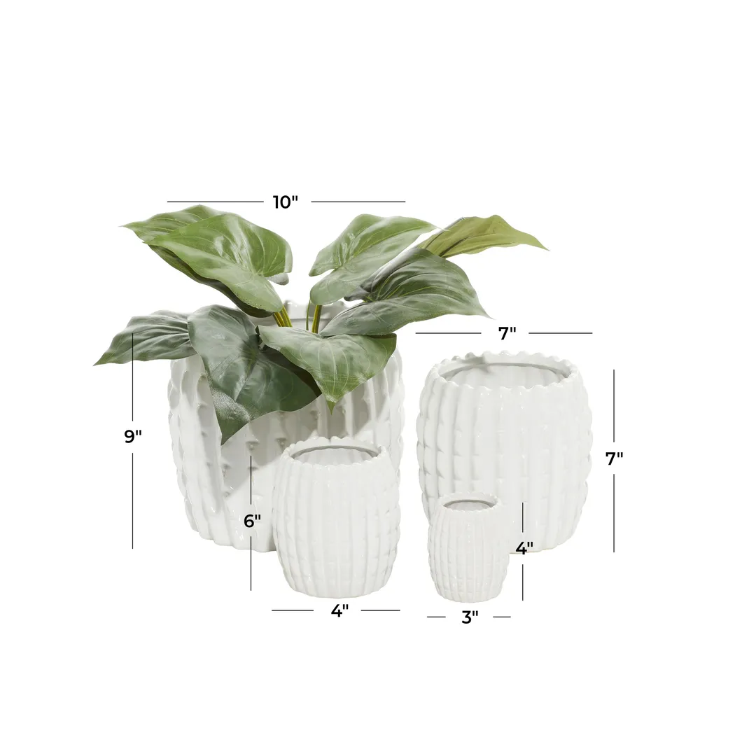 Ryliane White Planter, Set of 4 - Thumbnail - Image 7