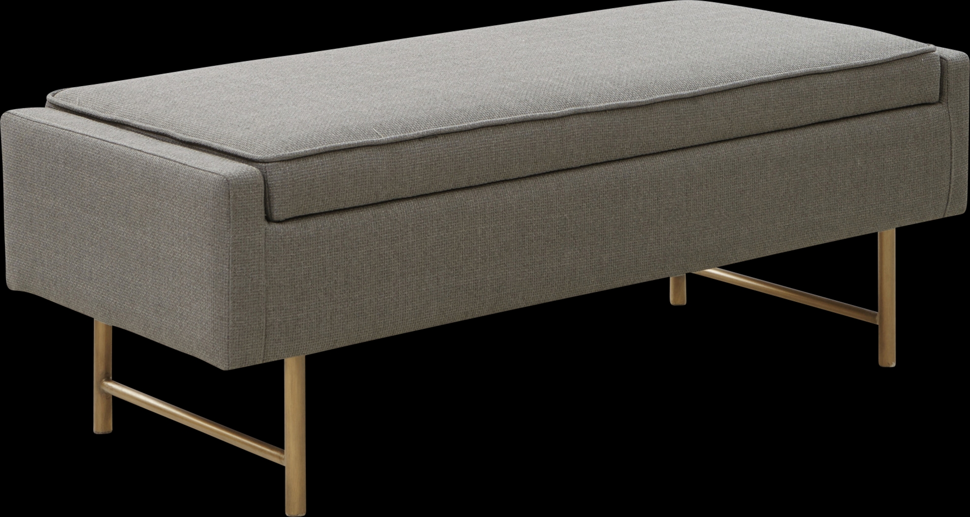 Rylis Gray Accent Bench - Thumbnail - Image 1