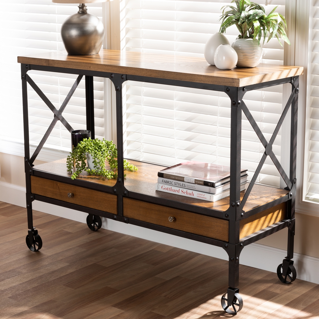 Ryrie Brown Bar Cart - Thumbnail - Image 2