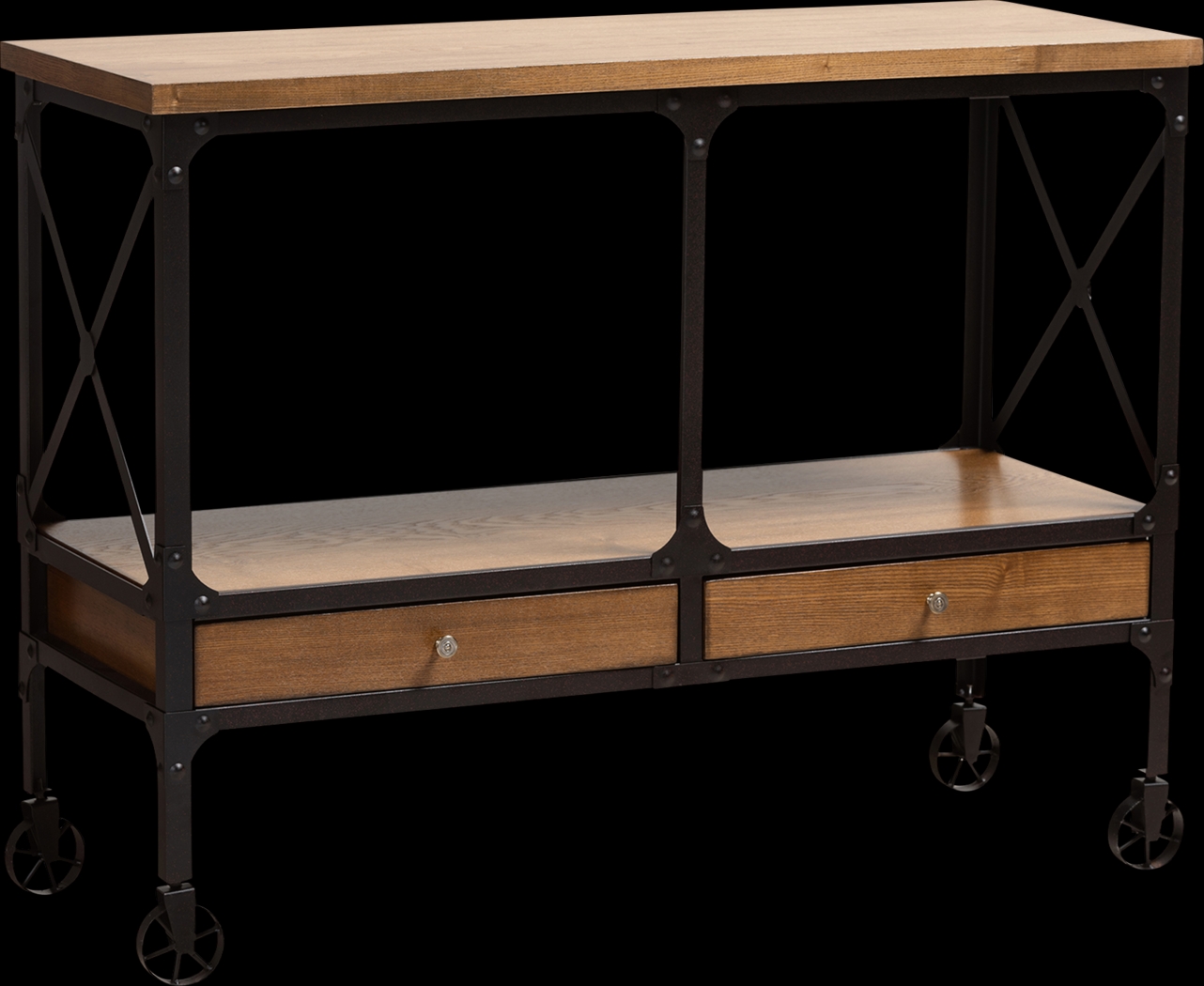 Ryrie Brown Bar Cart - Thumbnail - Image 1