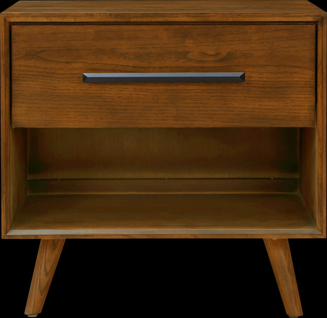 Ryunkin Brown Nightstand - Thumbnail - Image 3
