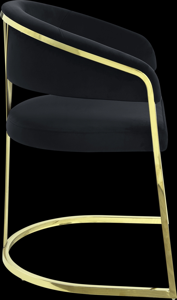 Saadi Black Arm Chair - Thumbnail - Image 4