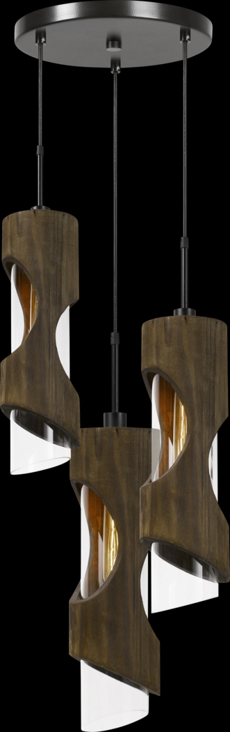 Sabal Island Wood Pendant - Thumbnail - Image 1