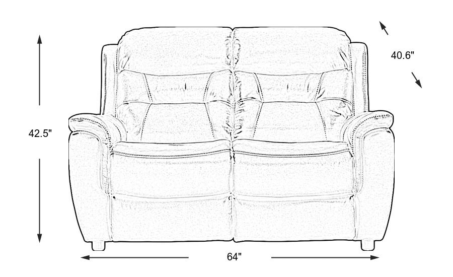 Dimension Image. Please refer to the Dimension Tab on this page for dimension details.