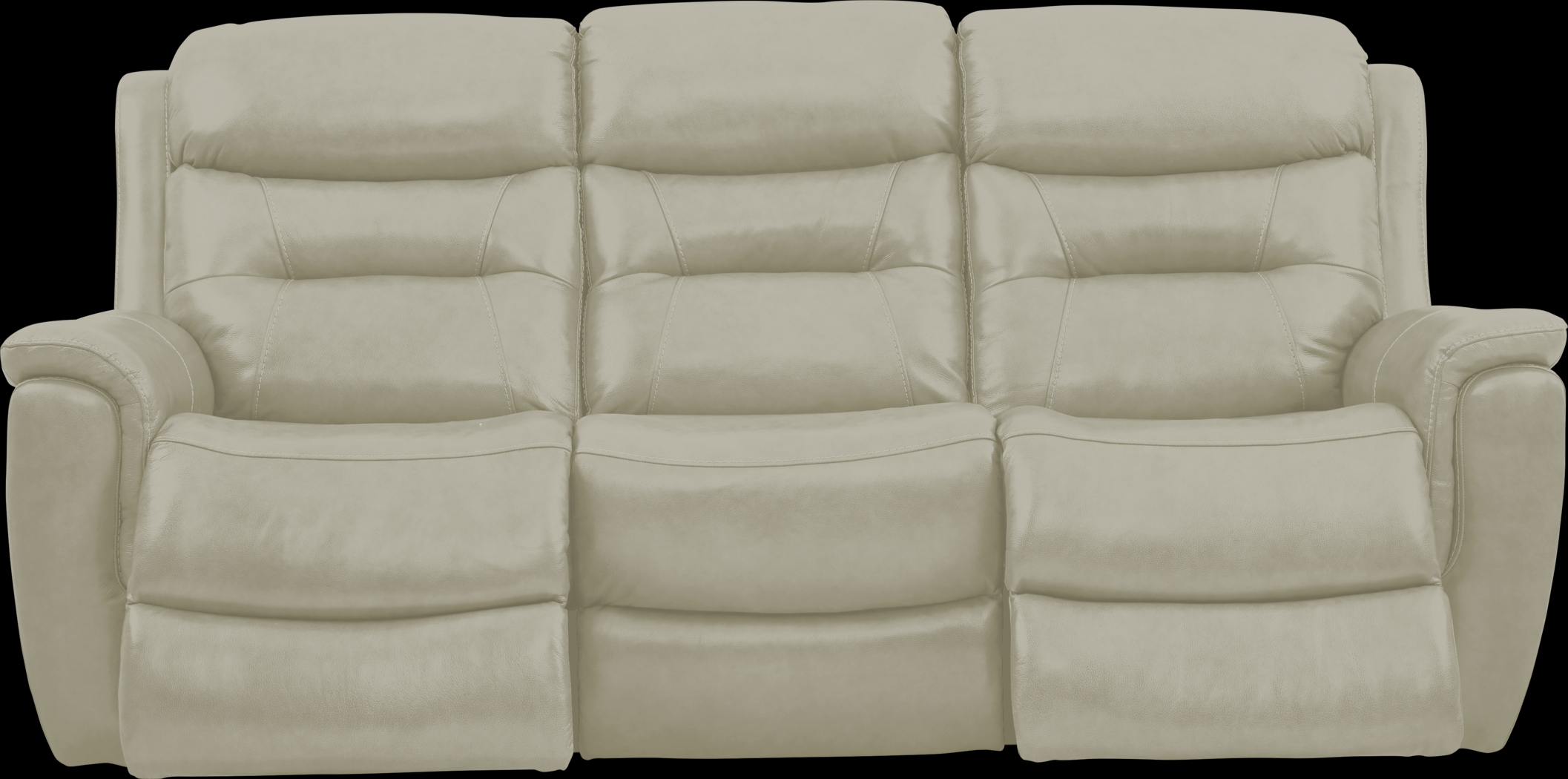 Sabella Stone Leather Power Reclining Sofa - Thumbnail - Image 2