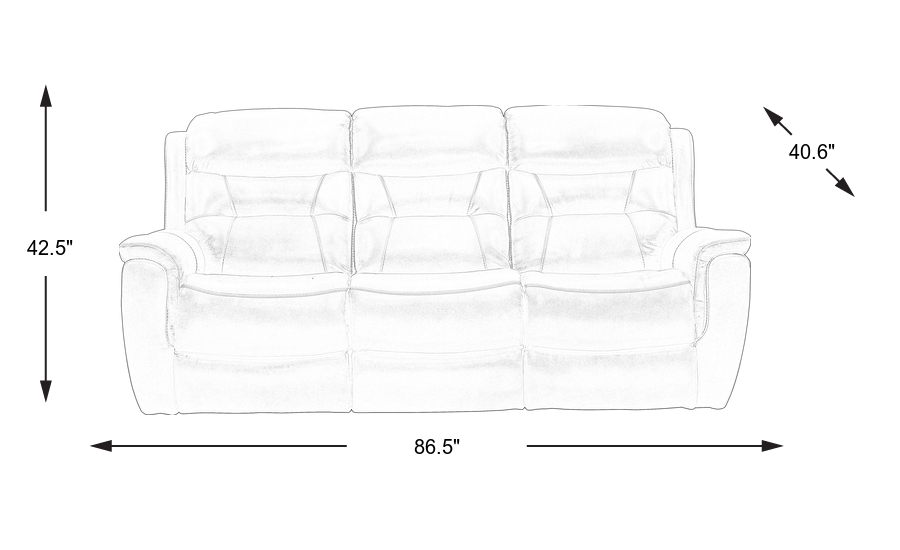 Dimension Image. Please refer to the Dimension Tab on this page for dimension details.