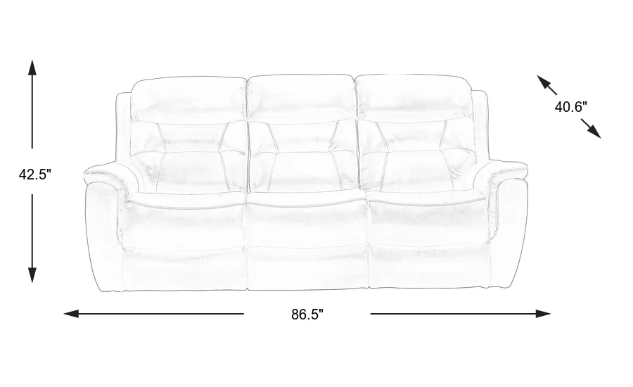 Dimension Image. Please refer to the Dimension Tab on this page for dimension details.