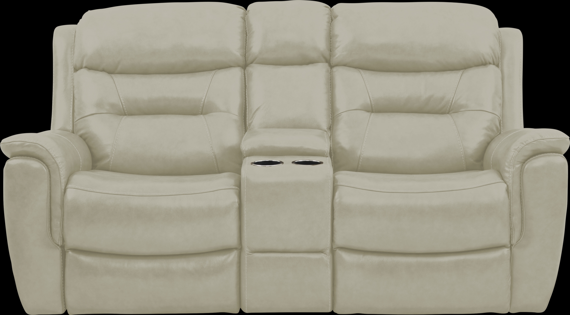 Sabella Stone Leather 8 Pc Reclining Living Room - Thumbnail - Image 4