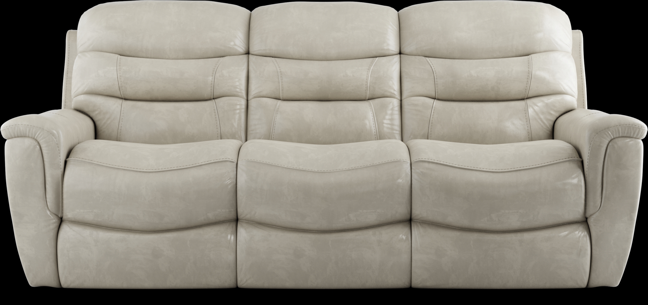 Sabella Stone Leather 8 Pc Reclining Living Room - Thumbnail - Image 3