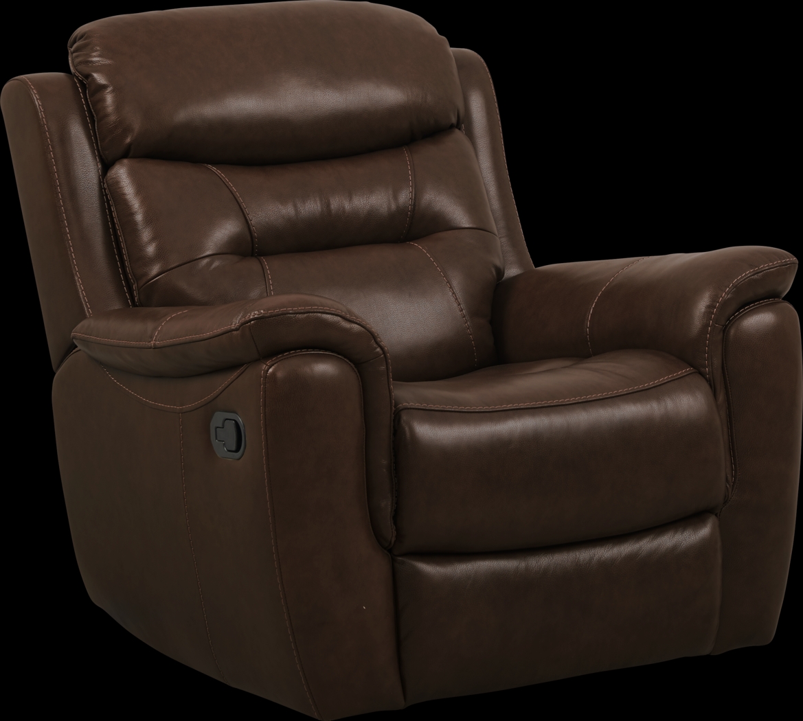 Sabella Walnut Leather 3 Pc Living Room with Reclining Sofa - Thumbnail - Image 6