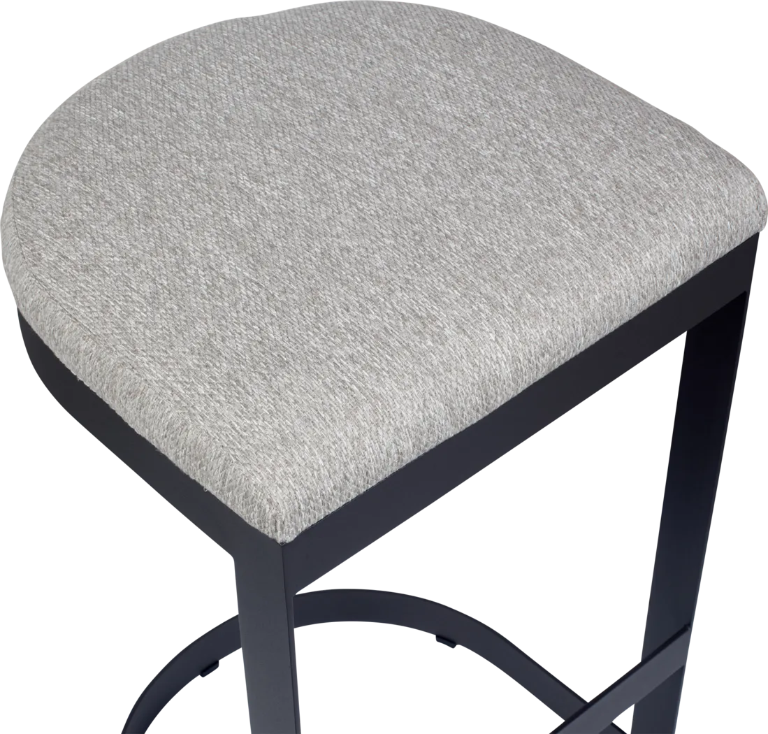 Sabin Gray Outdoor Barstool - Thumbnail - Image 3