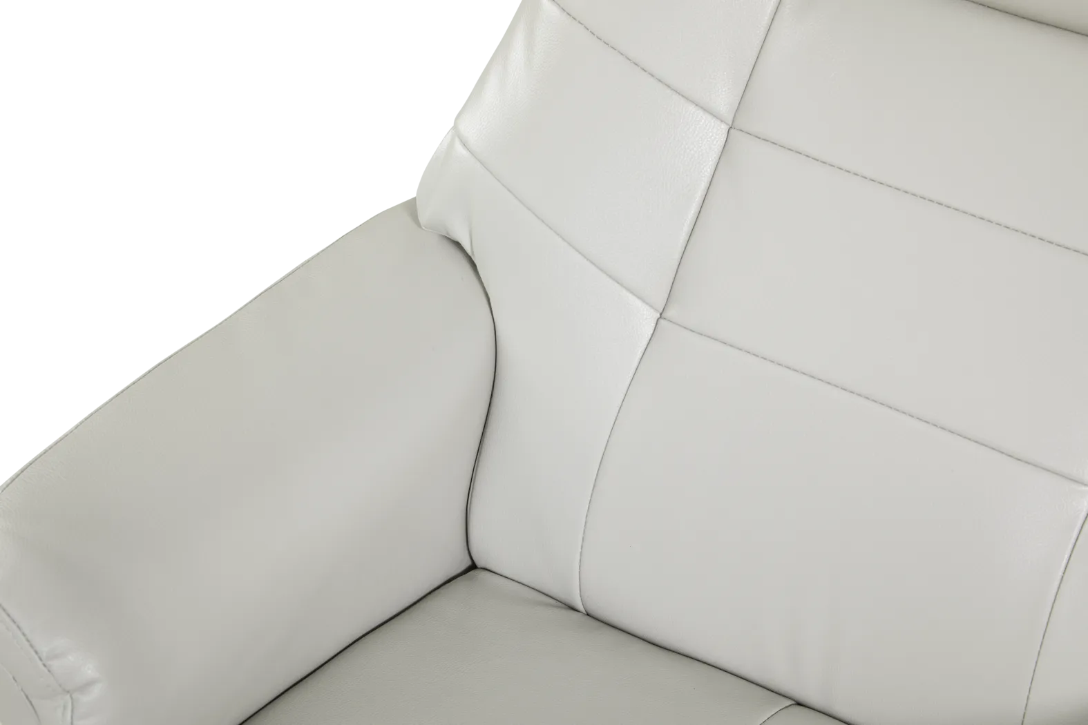Sabine Gray Recliner with Ottoman - Thumbnail - Image 3