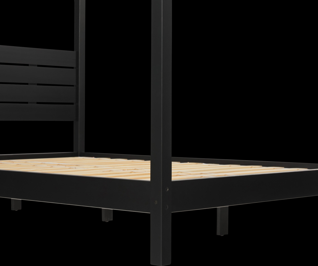 Sablegreen Black Queen Bed - Thumbnail - Image 3