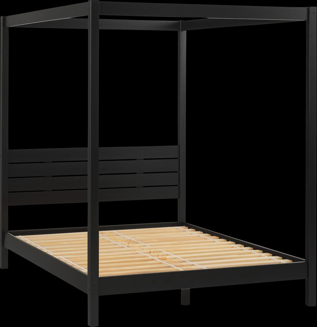 Sablegreen Black Queen Bed - Thumbnail - Image 1