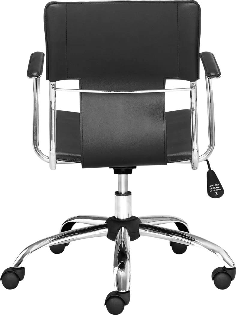 Sacher Black Office Chair - Thumbnail - Image 4
