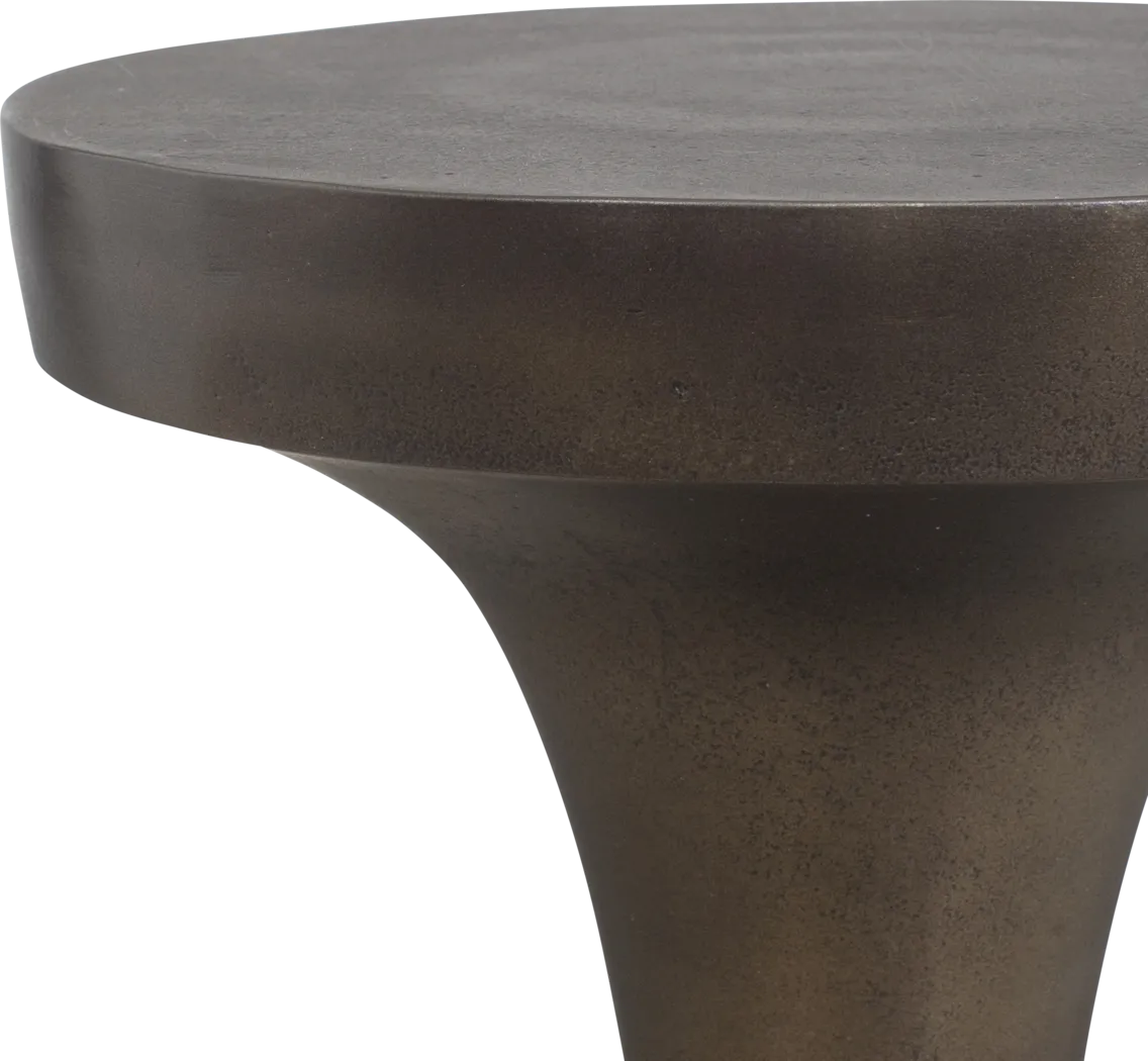 Sacza Outdoor Brown End Table - Thumbnail - Image 2