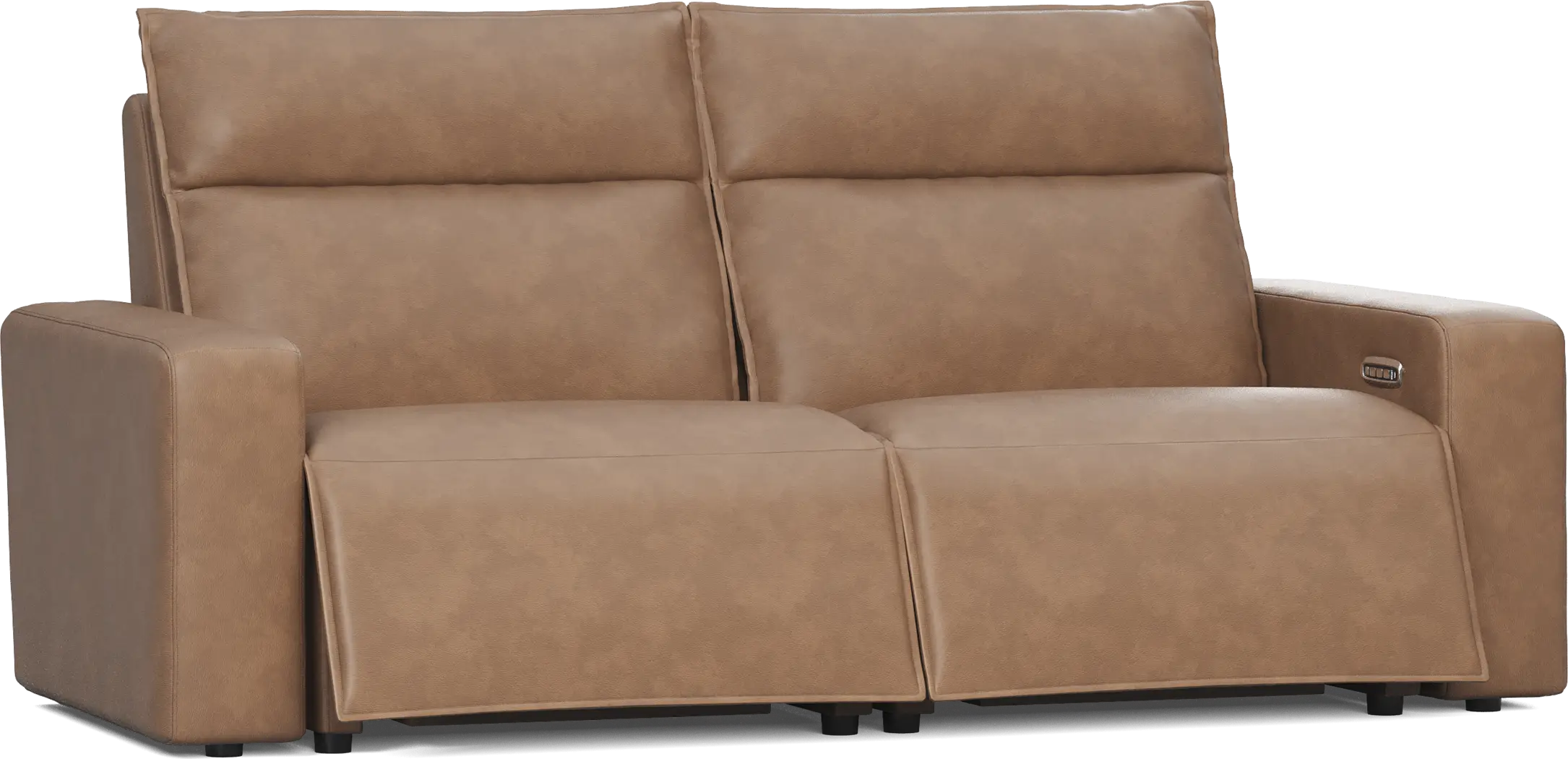 ModularTwo Saddle 2 Pc Dual Power Reclining Loveseat - Thumbnail - Image 2