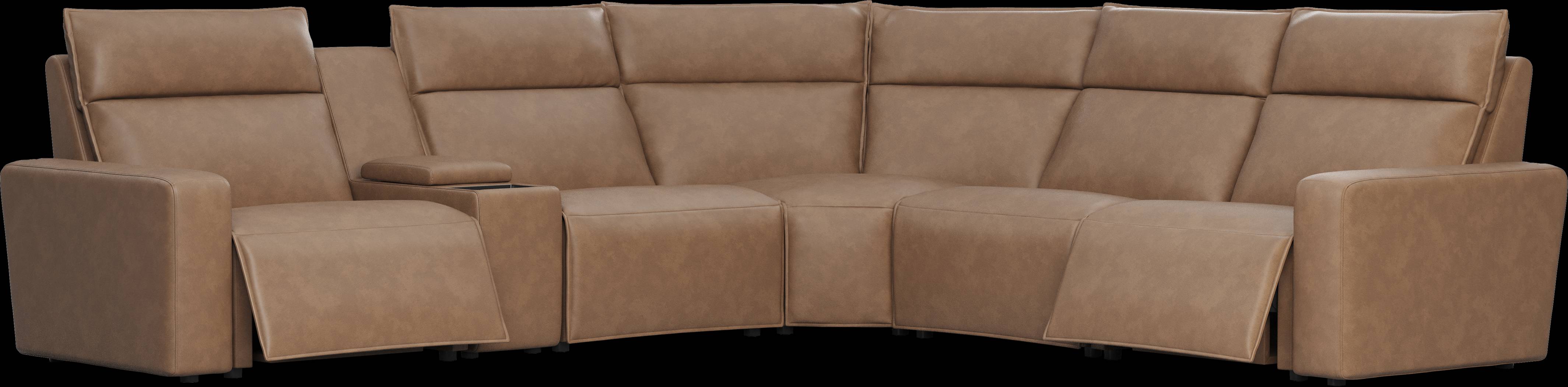 Saddle 6 Pc Dual Power Reclining ModularTwo - Thumbnail - Image 1