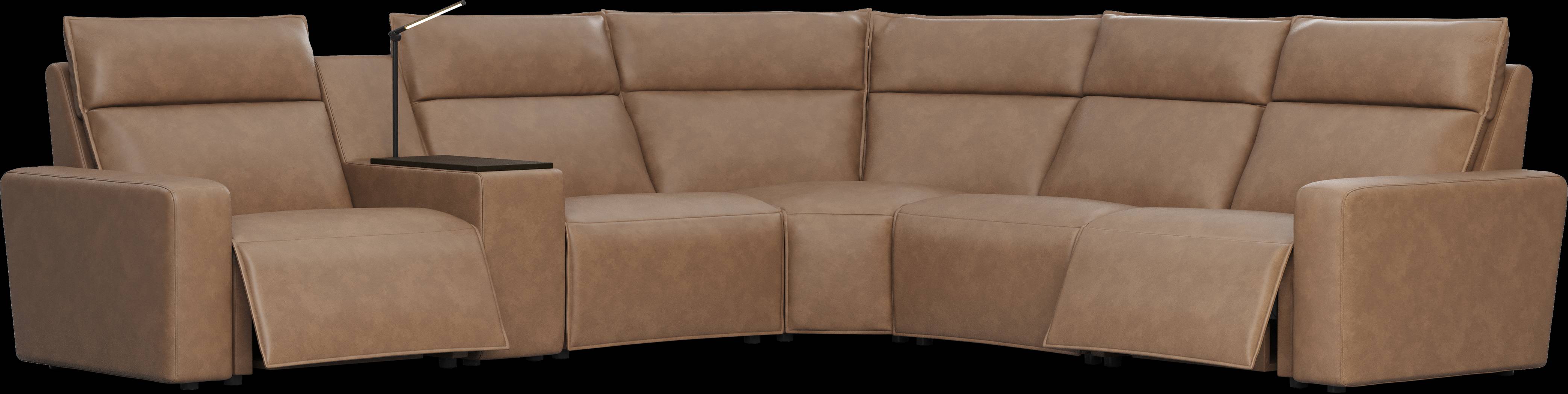 Saddle 6 Pc Dual Power Reclining ModularTwo - Thumbnail - Image 1