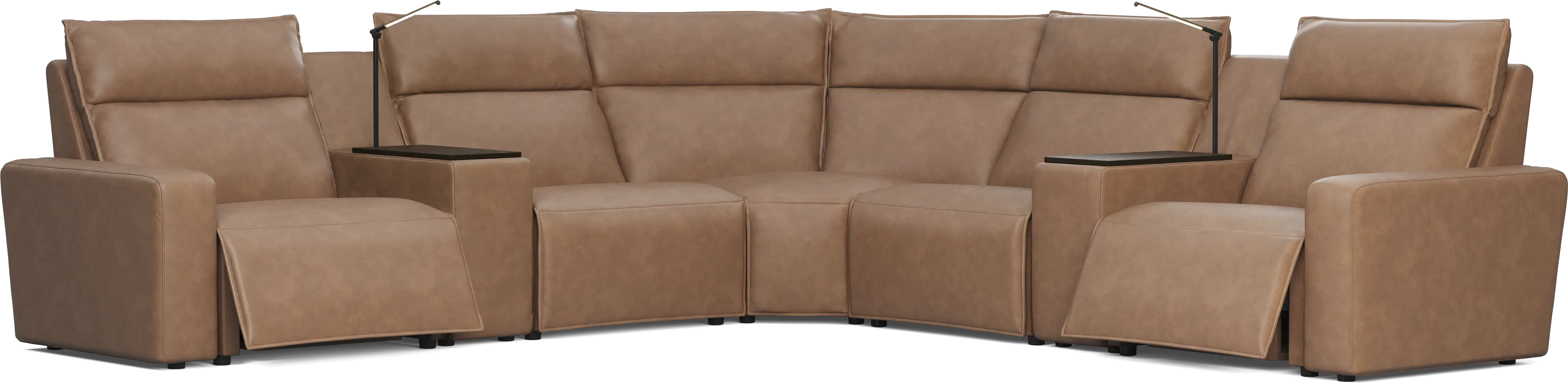 Saddle 7 Pc Dual Power Reclining ModularTwo - Thumbnail - Image 1