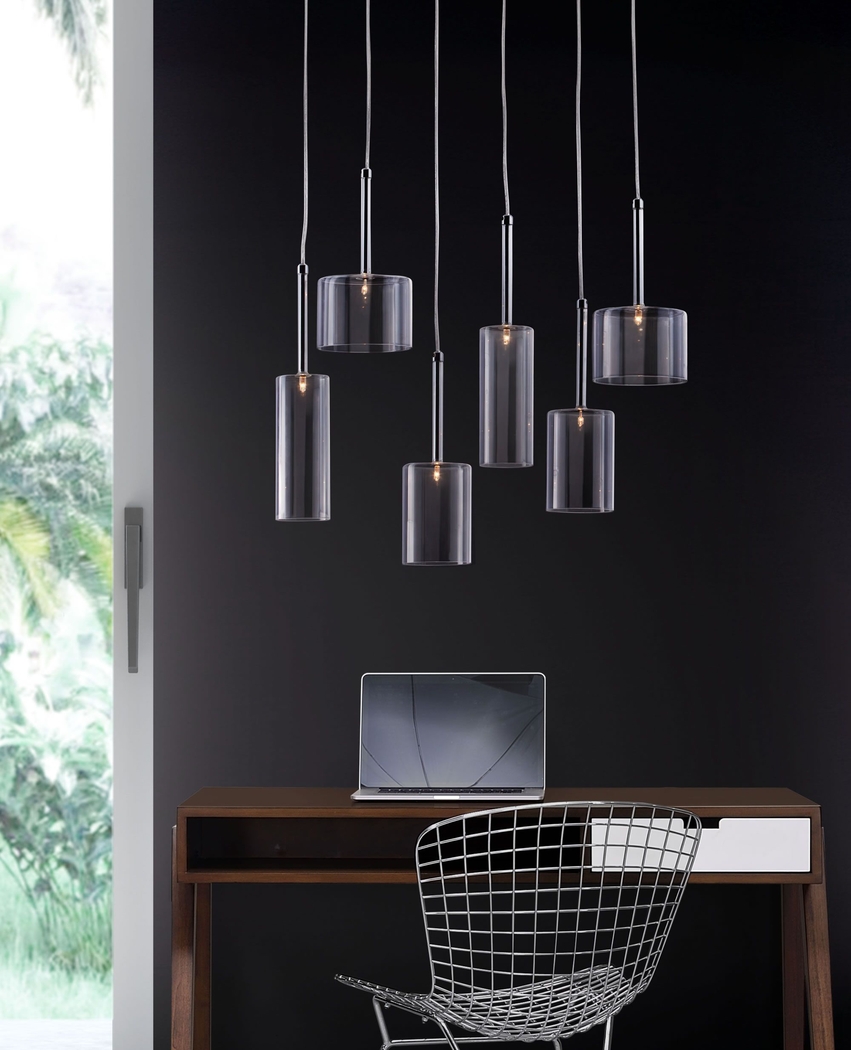 Saddleback Circle Clear Chandelier - Thumbnail - Image 4