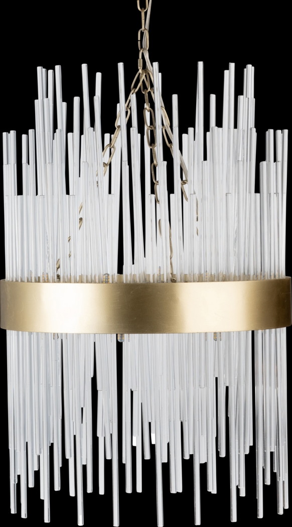 Saddleback Cove Gold Chandelier - Thumbnail - Image 1