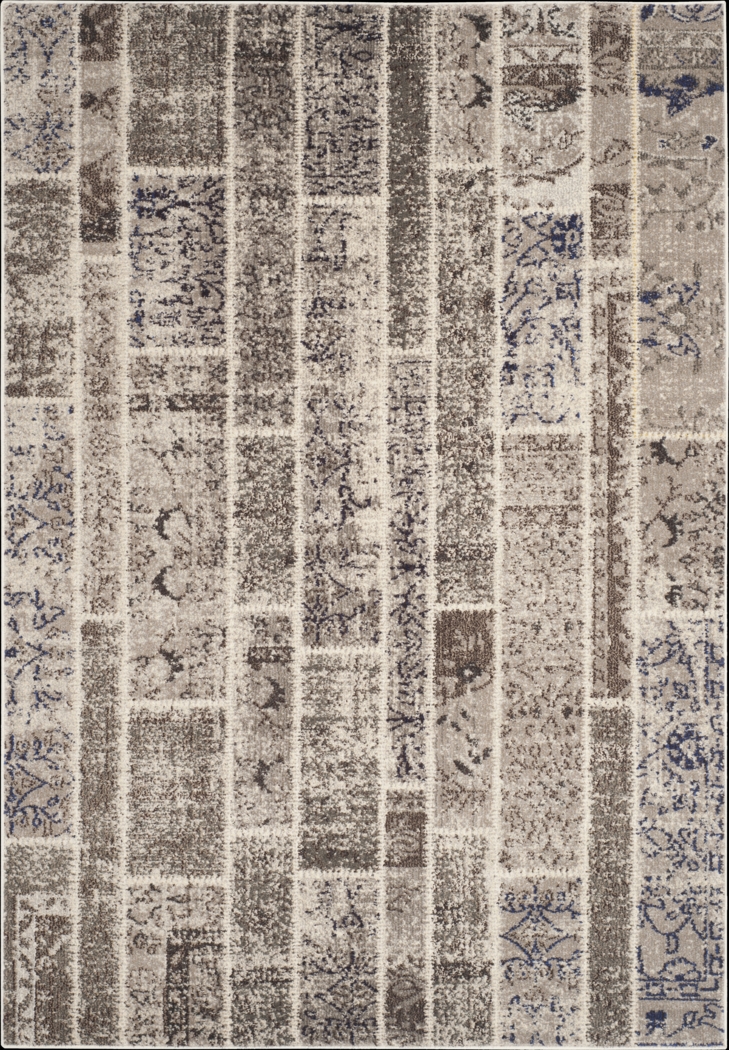 Sadia Beige 5'1 x 7'7 Rug - Thumbnail - Image 1
