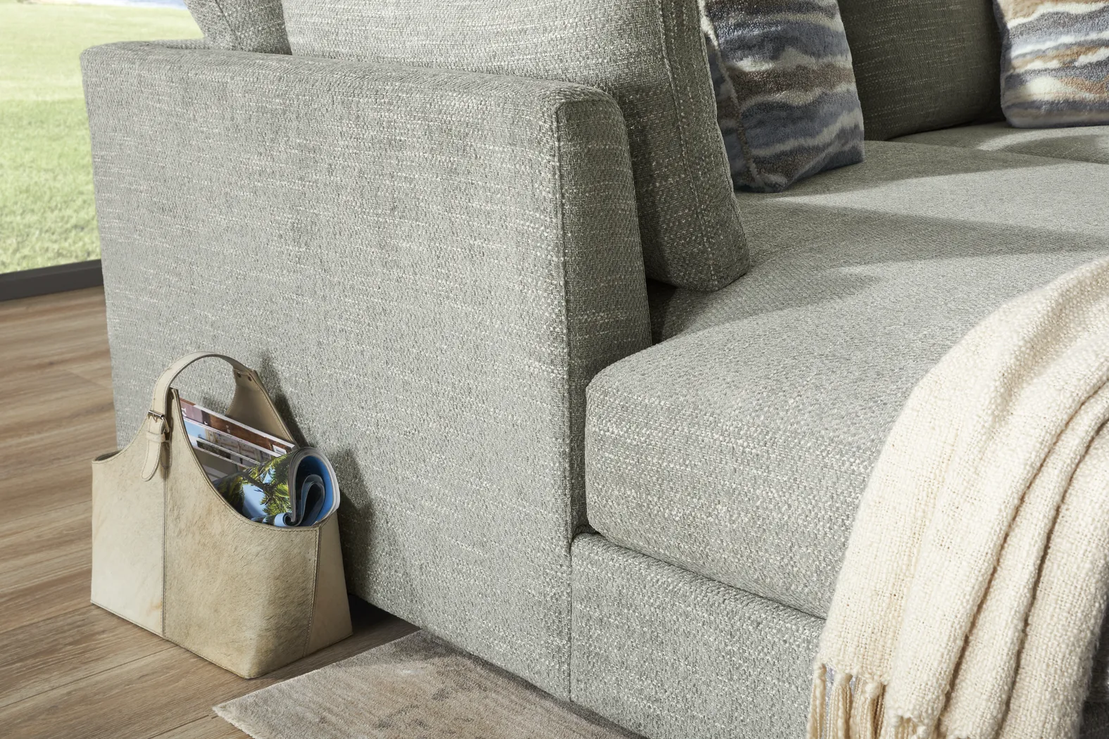 Sadie Falls Dove Gray 2 Pc Sectional - Thumbnail - Image 4