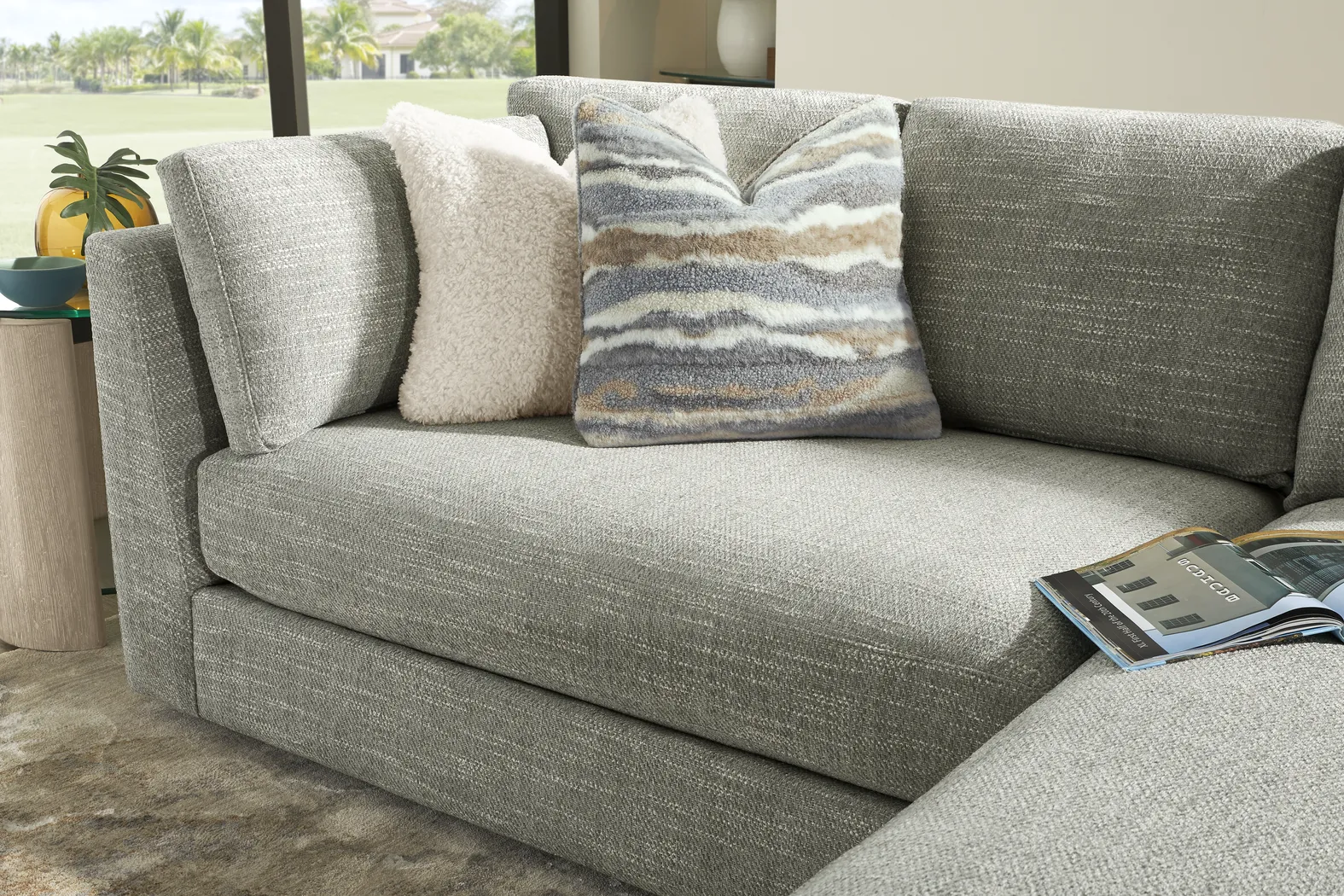 Sadie Falls Dove Gray 2 Pc Sectional - Thumbnail - Image 3