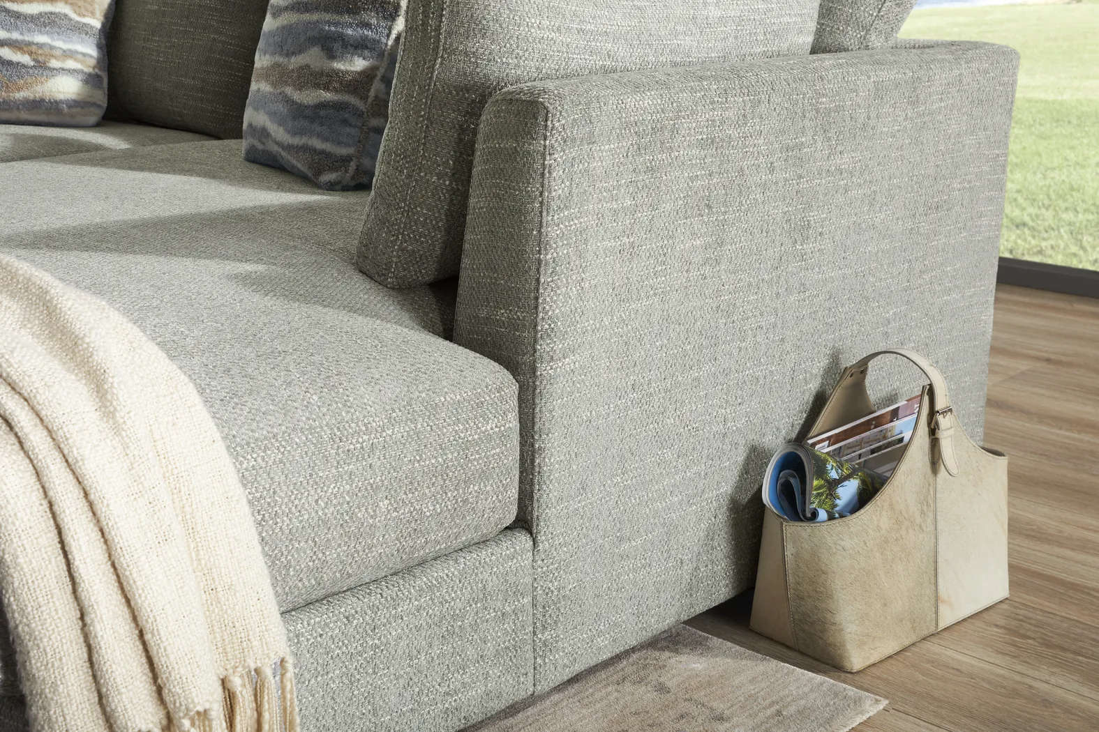 Sadie Falls Dove Gray 2 Pc Sectional - Thumbnail - Image 4