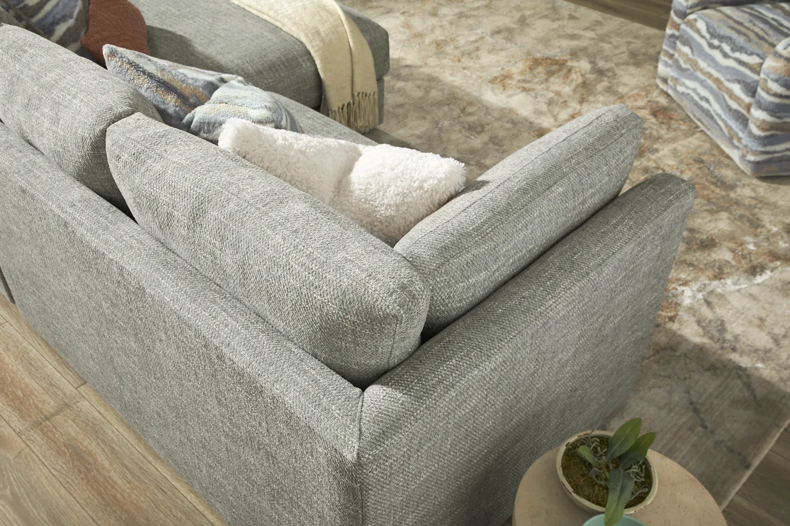 Sadie Falls Dove Gray 2 Pc Sectional - Thumbnail - Image 5