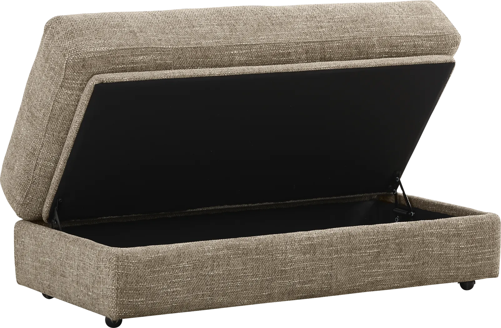 Sadie Falls Mink Storage Ottoman - Thumbnail - Image 2