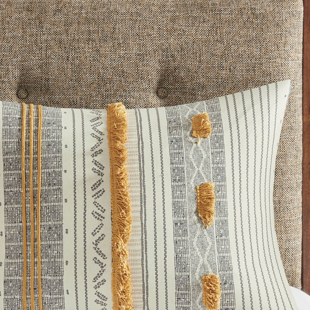 Saedi Gray King/ Cal 3 pc Comforter Set - Thumbnail - Image 6