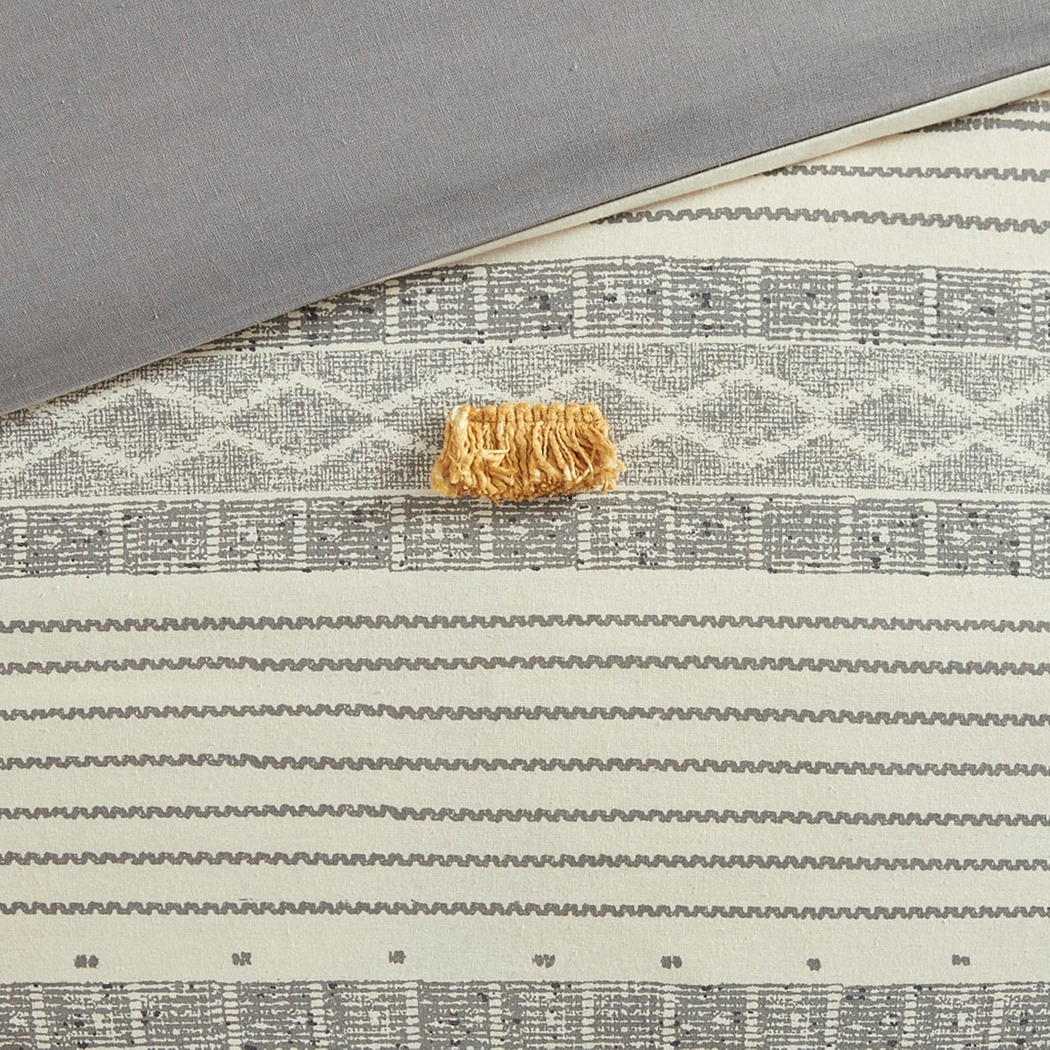 Saedi Gray King/ Cal 3 pc Comforter Set - Thumbnail - Image 7