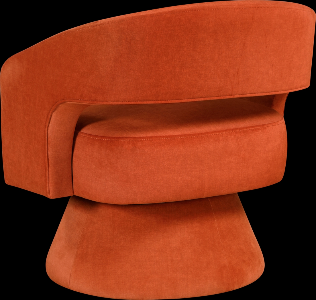 Saeva Orange Accent Chair - Thumbnail - Image 5